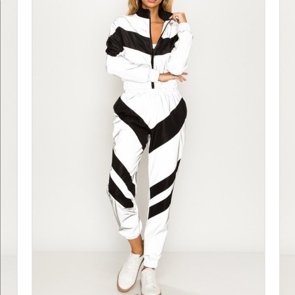 Jackets & Blazers - Reflector Jumpsuit Set